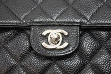 Load image into Gallery viewer, CHANEL シャネル ミニマトラッセ チェーンショルダーバッグ ココマーク 6番台 キャビアスキン ブラック シルバー 美品 中古 52267