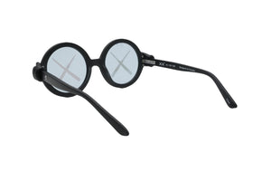 KAWS カウズ×SONS+DAUGHTERS サングラス メガネ キッズ用 ラウンド型 41-18-120 プラスチック ブラック 中古 52274