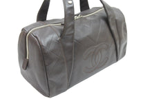 Load image into Gallery viewer, CHANEL シャネル ハンドバッグ ココマーク ブラウン 10番台 カーフスキン 美品 中古 52312