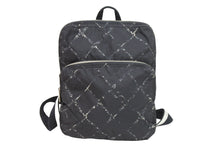 Load image into Gallery viewer, CHANEL シャネル バックパック ブラック ホワイト 6番台 ナイロン 旧トラベルライン 中古 52314