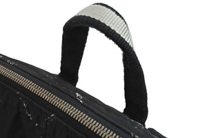 CHANEL シャネル バックパック ブラック ホワイト 6番台 ナイロン 旧トラベルライン 中古 52314