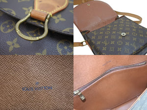 Louis Vuitton ルイヴィトン ショルダーバッグ サンクルーGM M51242 モノグラム ゴールド金具 美品 中古 52328