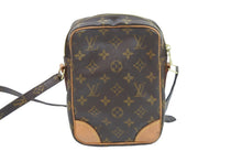 Load image into Gallery viewer, LOUIS VUITTON ルイ・ヴィトン モノグラム ダヌーブ ショルダーバッグ M45266 ゴールド金具 ロゴ 良品 中古 52329