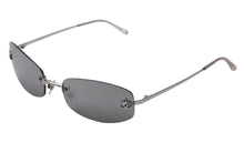Load image into Gallery viewer, CHANEL シャネル ココマーク サングラス シルバー アイウェア メガネ 小物 57□19 4002 良品 中古 52334