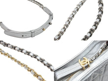 Load image into Gallery viewer, CHANEL シャネル ショルダーバッグ ガブリエル ヴィンテージカーフ チェーンショルダーバッグ 24番台 シルバー×ゴールド金具
