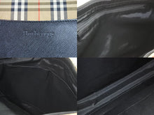 Load image into Gallery viewer, Burberry バーバリー ハンドバッグ ノバチェック キャンバス ブラウン 中古 52373