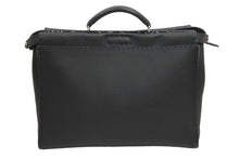 Load image into Gallery viewer, FENDI フェンディ ハンドバッグ ビジネスバッグ ピーカブー 7VA388 シルバー金具 ブラック セレリア レザー 美品 中古 52390