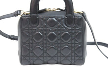 Load image into Gallery viewer, Christian Dior クリスチャンディオール レディディオール ハンドバッグ ショルダーバッグ ブラック レザー 美品 中古 52403
