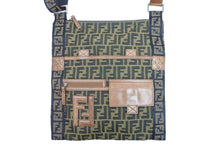 Load image into Gallery viewer, FENDI フェンディ ショルダーバッグ 8BH006 00NY0 FORT2 サコッシュ ズッカ ブラウン ナイロン ゴールド金具 良品 中古 52420