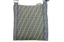 Load image into Gallery viewer, FENDI フェンディ ショルダーバッグ 8BH006 00NY0 FORT2 サコッシュ ズッカ ブラウン ナイロン ゴールド金具 良品 中古 52420