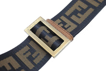 Load image into Gallery viewer, FENDI フェンディ ショルダーバッグ 8BH006 00NY0 FORT2 サコッシュ ズッカ ブラウン ナイロン ゴールド金具 良品 中古 52420
