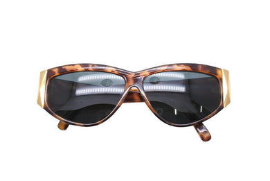 GIANNI VERSACE ヴェルサーチ メデューサ サングラス アイウェア べっこう柄フレーム ブラウン ゴールド 美品 中古 52446