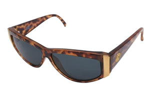 GIANNI VERSACE ヴェルサーチ メデューサ サングラス アイウェア べっこう柄フレーム ブラウン ゴールド 美品 中古 52446