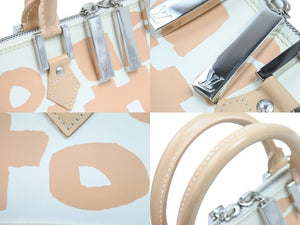 LOUIS VUITTON ルイヴィトン ハンドバッグ モノグラム グラフィティ アルマPM オリゾンタル ベージュ M92178 中古 52520