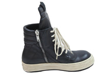 Load image into Gallery viewer, Rick Owens リックオウエンス スニーカー GEO BASKET E17 2681 サイドジップ シルバー金具 サイズ42 良品 中古 52540