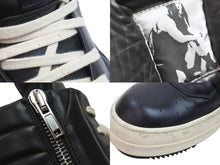 Load image into Gallery viewer, Rick Owens リックオウエンス スニーカー GEO BASKET E17 2681 サイドジップ シルバー金具 サイズ42 良品 中古 52540