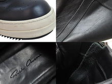 Load image into Gallery viewer, Rick Owens リックオウエンス スニーカー GEO BASKET E17 2681 サイドジップ シルバー金具 サイズ42 良品 中古 52540
