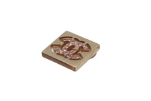 Load image into Gallery viewer, CHANEL シャネル ピンブローチ ピンバッチ ココマーク ラインストーン GP ゴールド ピンク 130YEARS 美品 中古 52591