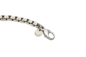 TIFFANY&CO ティファニー ベネチアン ブレスレット アクセサリー スクエアリング シルバー925 15.9g 美品 中古 52627