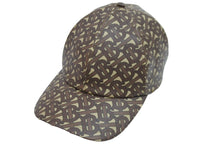 Load image into Gallery viewer, BURBERRY バーバリー キャップ 帽子 TB モノグラム BURW01W ブラウン イタリア製 サイズL 美品 中古 52635