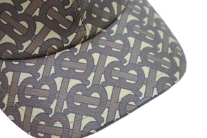 BURBERRY バーバリー キャップ 帽子 TB モノグラム BURW01W ブラウン イタリア製 サイズL 美品 中古 52635