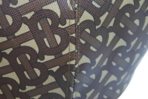 BURBERRY バーバリー キャップ 帽子 TB モノグラム BURW01W ブラウン イタリア製 サイズL 美品 中古 52635
