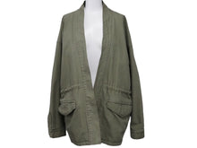 Load image into Gallery viewer, VISVIM ビズビム ジャケット SANJURO BENNY 0119205013028 サンジュウロウ 着物 カーキ コットン サイズ3 美品 中古 52658