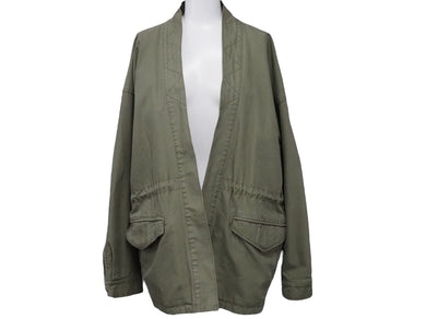 VISVIM ビズビム ジャケット SANJURO BENNY 0119205013028 サンジュウロウ 着物 カーキ コットン サイズ3 美品 中古 52658