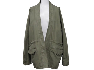 VISVIM ビズビム ジャケット SANJURO BENNY 0119205013028 サンジュウロウ 着物 カーキ コットン サイズ3 美品 中古 52658