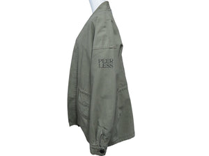 VISVIM ビズビム ジャケット SANJURO BENNY 0119205013028 サンジュウロウ 着物 カーキ コットン サイズ3 美品 中古 52658