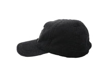 Load image into Gallery viewer, CHANEL シャネル キャップ 帽子 ココマーク 刺 イアンコナー ブラック パイル イタリア製 サイズL 美品 中古 52676