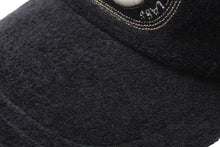Load image into Gallery viewer, CHANEL シャネル キャップ 帽子 ココマーク 刺 イアンコナー ブラック パイル イタリア製 サイズL 美品 中古 52676