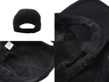 Load image into Gallery viewer, CHANEL シャネル キャップ 帽子 ココマーク 刺 イアンコナー ブラック パイル イタリア製 サイズL 美品 中古 52676