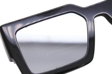 Load image into Gallery viewer, LOUIS VUITTON ルイ・ヴィトン サングラス クラッシュスクエア クリア ブラック 54□21 Z1580W 美品 中古 52691