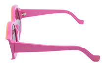 Load image into Gallery viewer, LOEWE ロエベ × パウラズ イビザ バタフライ サングラス ピンク オレンジ 52□22 LW40047U アイウェア 小物 美品 中古 52692