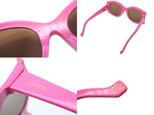 Load image into Gallery viewer, LOEWE ロエベ × パウラズ イビザ バタフライ サングラス ピンク オレンジ 52□22 LW40047U アイウェア 小物 美品 中古 52692