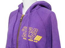 Load image into Gallery viewer, DSQUARED2 ディースクエアード パーカー 03AW コットン パープル XG004 サイズS ゴールド金具 美品 中古 52694