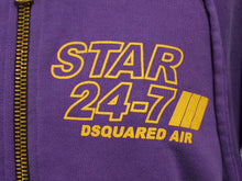Load image into Gallery viewer, DSQUARED2 ディースクエアード パーカー 03AW コットン パープル XG004 サイズS ゴールド金具 美品 中古 52694