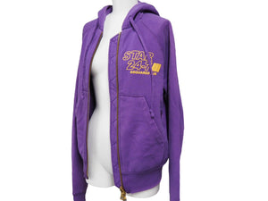 DSQUARED2 ディースクエアード パーカー 03AW コットン パープル XG004 サイズS ゴールド金具 美品 中古 52694