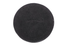 Load image into Gallery viewer, CHROME HEARTS クロムハーツ 雑貨 丸型 コースター グラス置き CHプラス ブラック レザー 美品 中古 52724