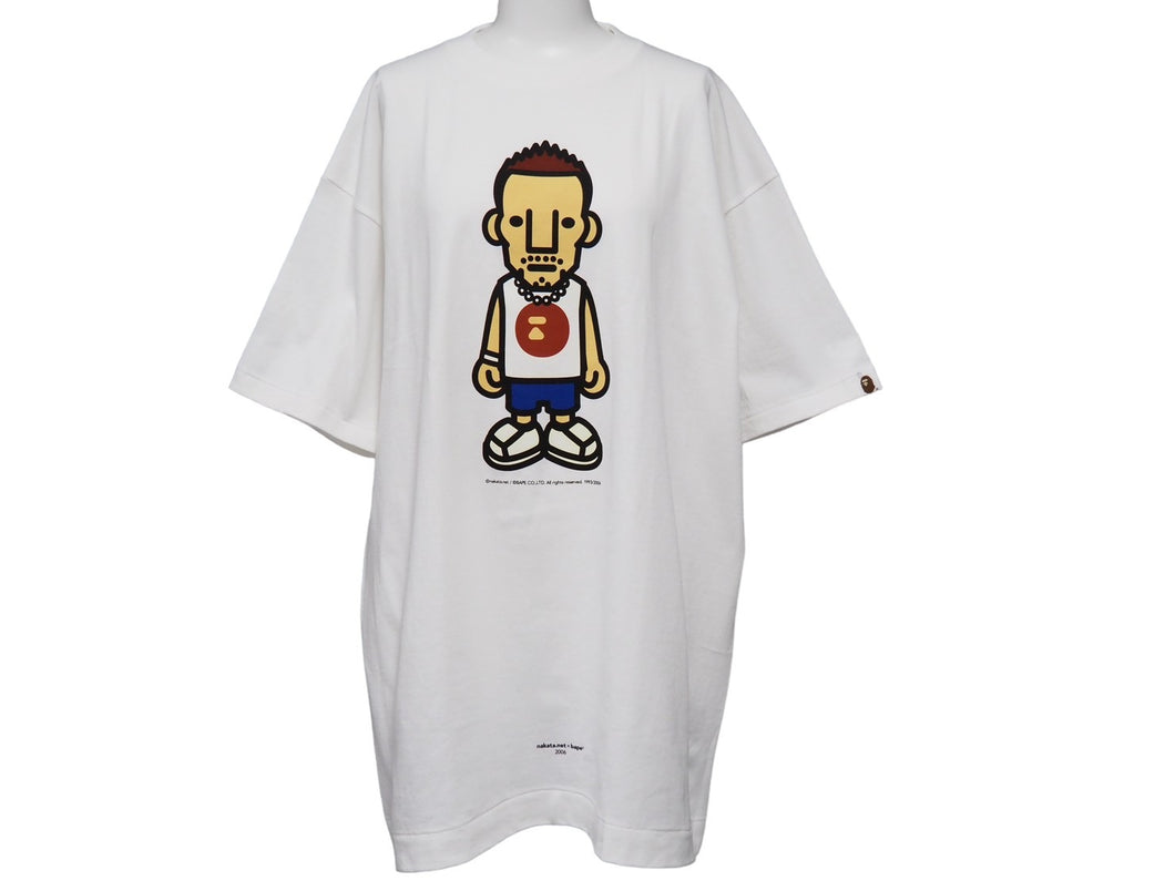 a bathing ape nakata.net アベイシングエイプ 中田英寿 半袖Tシャツ