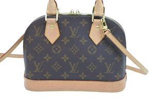 LOUIS VUITTON ルイヴィトン アルマBB 2WAY ハンドバッグ 斜め掛け ショルダーバッグ モノグラム M53152 美品 中古 52747
