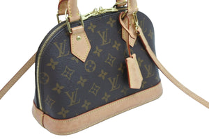 LOUIS VUITTON ルイヴィトン アルマBB 2WAY ハンドバッグ 斜め掛け ショルダーバッグ モノグラム M53152 美品 中古 52747