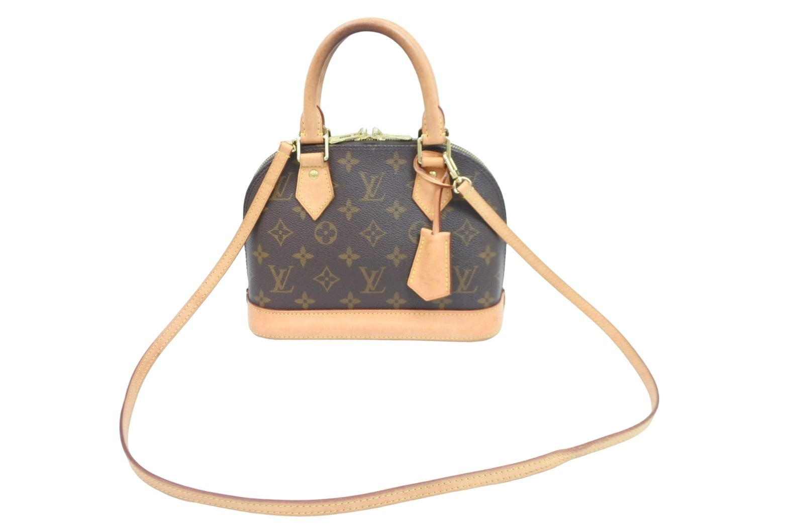 LOUIS VUITTON アルマBB 2WAYハンドバッグ モノグラム レザー