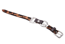 Load image into Gallery viewer, DOLCE&amp;GABBANA ドルチェアンドガッバーナ ブレスレット ブラウン イタリア製 シルバー金具 美品 中古 52776