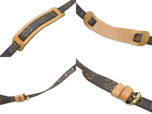 LOUIS VUITTON ルイ・ヴィトン モノグラム ダヌーブ ショルダーバッグ M45266 ブラウン ゴールド金具 美品 中古 52777