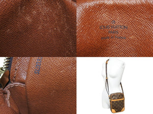LOUIS VUITTON ルイ・ヴィトン モノグラム ダヌーブ ショルダーバッグ M45266 ブラウン ゴールド金具 美品 中古 52777