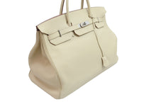 Load image into Gallery viewer, HERMES エルメス ハンドバッグ バーキン40 □K刻印 トリヨンクレマンス パーシュマン ベージュ系 シルバー金具 美品 中古 52784