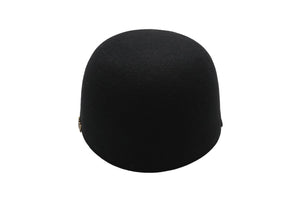 Christian Dior クリスチャンディオール キャスケット 帽子 ブラック ロゴ サイズ57 94ATY920A893 ラビット シルク 美品 中古 52812