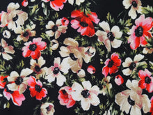 Load image into Gallery viewer, 極美品 DOLCE&amp;GABBANA ドルチェアンドガッバーナ 花柄 スカート ブラック ボトムス シルク F4R12T サイズ38 中古 52827
